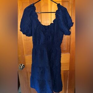NWOT- XL dark blue dress